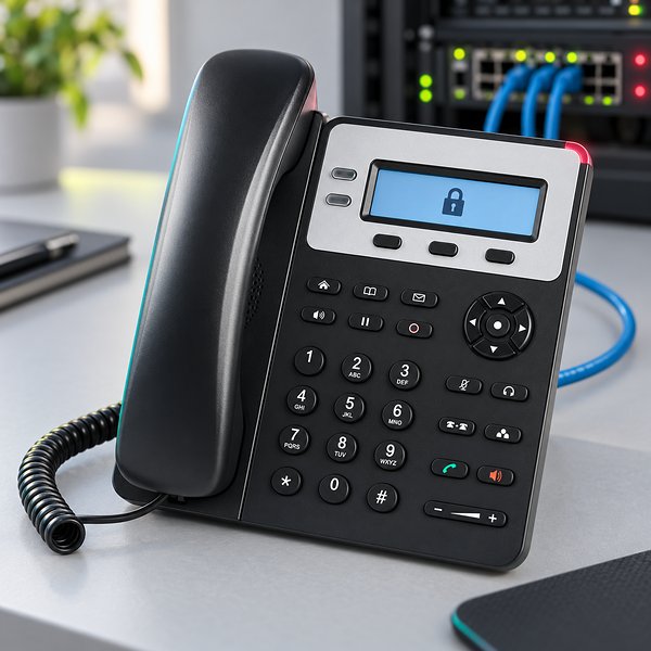 Telefono VoIP Grandstream GXP1625 collegato alla rete aziendale
